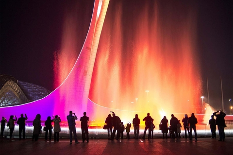 Красная Поляна и шоу фонтанов